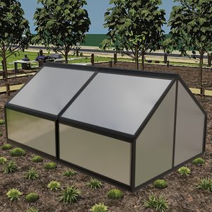 Barato GardenGreenhouses Mini patio trasero para la jardinería urbana Fábrica al por mayor Invernadero <span class=keywords><strong>de</strong></span> jardín con cama elevada - Product Image 2