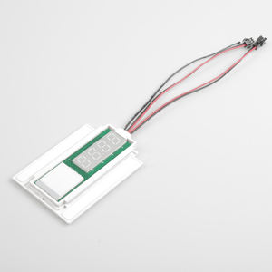 สวิตช์เซ็นเซอร์กระจกสัมผัสอเนกประสงค์แบบ TTS-B02พร้อมนาฬิกาและจอแสดงอุณหภูมิ - Product Image 1