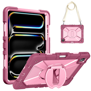 เคสแท็บเล็ตกันกระแทกแบบหนาพิเศษรุ่นใหม่ พร้อมขาตั้งหมุนได้ สำหรับ iPad Pro 13 2024/2025 - Product Image 2