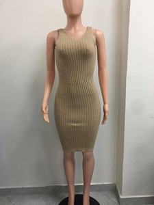 D0408ME08 nuovissimo prodotto Casual tinta unita aderente maglione manica lunga 2 pezzi vestito Sehe Fashion - Product Image 6