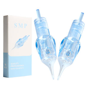 เข็มสักลาย SMP แบบตลับ 10 ชิ้น/กล่อง รุ่น 0503RL 0603RL 0803RL สำหรับสักคิ้วและไมโครพิกเมนต์บนหนังศีรษะ - Product Image 1