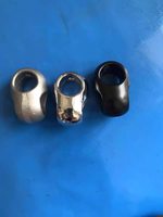 Accessoires de terrain de jeux : Fixations de corde pour filet d'escalade, boucles en aluminium en forme de 8 et en croix pour usage extérieur et intérieur en maternelle