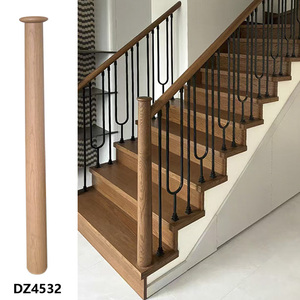 Phong cách hiện đại phù hợp với lan can gỗ và tay vịn cho cầu thang sắt rèn tạo ra các bước cầu thang theo phong cách công nghiệp - Product Image 2