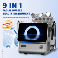 Analyseur de peau, machine à jet d'oxygène pour éliminer les points noirs, dermabrasion, rajeunissement de la peau du visage, jet d'oxygène, équipement de soin Aqua Peel