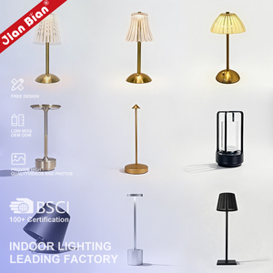 Nhà Sản Xuất Thiết Kế Hiện Đại Pin Nhà Hàng Trang Trí Nội Thất Sang Trọng Khách Sạn Di Động Cảm Ứng Ánh Sáng Ban Đêm Có Thể Sạc Lại LED Bảng Đèn Không Dây - Product Image 1