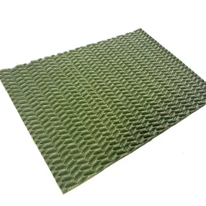 HJ hochwertige umweltfreundliche PVC-Matte Anti-Rutsch-Gitter Gummiteppich Unterlage Unterlage Anti-Rutsch unter Teppich