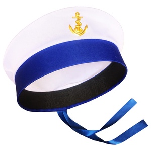 Chapeau rétro de marin pour adulte Halloween <span class=keywords><strong>casquette</strong></span> de marin de yacht vintage avec queue de glands béret de <span class=keywords><strong>capitaine</strong></span> de la marine accessoire de costume taille unique - Product Image 3