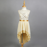 Robe de danse pour filles Pegasus, tenue de performance de danse chinoise, costume d'entraînement de scène en polyester