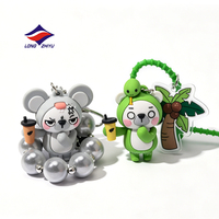 Longzhiyu, fabricant de figurines 3D en PVC, de porte-clés mousquetons, de figurines en caoutchouc et de pendentifs pour clés de voiture et sacs, avec logo personnalisé, durables, sur le thème de l'anime, 20 ans d'expérience