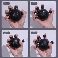 Nuevo Diseño, Agarrador de Garra de Águila de 11 cm con 5 Botones, Pelota de Ejercicio de Fuerza de Dedos de ABS, Resorte de Acero al Carbono, Agarrador de Mano Portátil