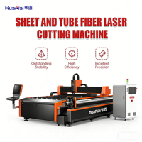 Nouvelle machine de découpe laser à fibre intégrée plaque-tube avec refroidissement par eau pour tôles, CNC 3 axes et réglage flexible