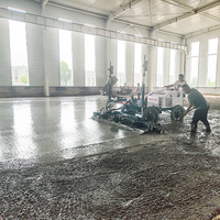 Nouvelle machine à laser pour le nivellement du béton HWAON à quatre roues avec moteur et auto-nivellement 35HP