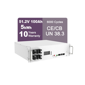 Batterie au lithium à décharge profonde E-Nice 51,2 V de type rack 5 kWh 10 kWh pour applications marines et voiturettes de golf - Product Image 1