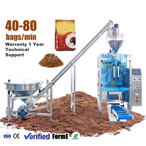 Machine d'emballage verticale automatique haute vitesse pour poudre, machines de formage, de remplissage et de scellage verticales pour poudre de café - Product Image 1