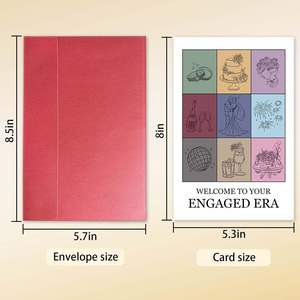 Hvdler การ์ดหมั้นแบบตลกการ์ดแต่งงานสำหรับเพื่อนใหม่การ์ดแสดงความยินดีสำหรับเจ้าสาวเจ้าบ่าว - Product Image 2