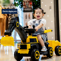 Nouvelle Excavatrice Électrique pour Enfants, Jouet pour Enfants de 2 à 4 Ans, Télécommandée, Rechargeable, en Plastique ABS