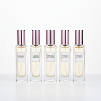 Haute qualité vide 3ml 5ml 10ml 30ml 50ml 1/3 Oz clair huile essentielle déodorant perles métal rouleau de parfum sur bouteille en verre