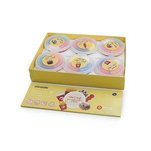 MIKATALE <b>Eid</b> Al-Fitr <b>Gift</b> Fast Food Party Theme Non-stick High-quality Lightweight Air Dry Educational Foaming Clay - Product Image 3