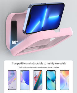 Support Mural Imperméable pour Téléphone, Boîte Auto-Adhésive Tactile pour Douche, <span class=keywords><strong>Rangement</strong></span> Scellé pour Salle de Bain - Product Image 2