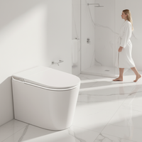 WC intelligent de luxe avec siège chauffant, sanitaire, automatique, monobloc, à poser au sol
