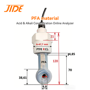 Analisador de Concentração de Ácido e Álcali Industrial Online 0-2000mS/cm Medidor de Condutividade para Tratamento de Águas Residuais - Product Image 5