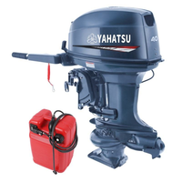 Moteur hors-bord YAHATSU 2 temps 40 CV à propulsion par jet, démarrage électrique, trim et tilt électriques, commande par timon, compatible avec les modèles d'origine YAMAHA