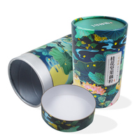 Boîte kraft de luxe écologique, 10 pièces, boîtes rondes en papier pour café et thé, de qualité alimentaire, emballage cadeau en chine