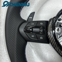 Volant chauffant personnalisé en fibre de carbone pour BMW M2 M3 M4 M5 F10 F50 F30 F32 F80 F82 F90 E90 E92 E70 E80, directement de l'usine