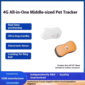 Traceur <span class=keywords><strong>GPS</strong></span> sans fil 4G à double sens pour chiens et chats Dispositif de sécurité géo-clôture avec moniteur vocal et appel bidirectionnel - Product Image 6