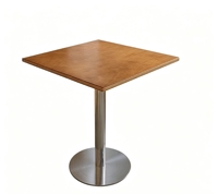 Table basse carrée en bois durable de style minimaliste moderne pour salon