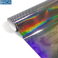 Vinilo Clásico para Automóviles con Acabado Satinado, Vinilo de Fibra de Carbono, Súper Elástico, Antiarañazos, Película Transparente de Protección de Pintura PPF