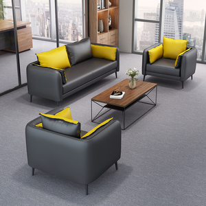 Juego de Sofás Ejecutivos de Cuero Moderno y Lujoso con Funciones Reclinables para Oficina en Casa, Sala de Estar y Dormitorio - Uso Comercial - Product Image 1