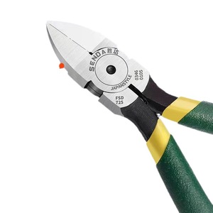 Shengda Diagonal Pliers 5 Inch Chrome Vanadium Steel Smooth Jaw Industrial Cut Wire Electronics - Product Image 3