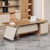 Muebles de oficina de diseño moderno de calidad superior personalizados Mesa de oficina modular Escritorio DE TRABAJO convertible de madera