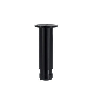 Aluminum Alloy Furniture <b>Leg</b> 35mm Round Tube <b>Adjustable</b> Heavy Duty <b>Table</b> Support Black Gold Minimalist Design - Product Image 2