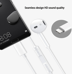 Audífonos Intrauditivos con Micrófono para HUAWEI <span class=keywords><strong>Honor</strong></span> AM33, Control Remoto para Teléfono Android, Puerto Tipo-C - Product Image 2