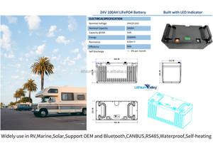 Аккумулятор 12 В 200 ач LiFEPO4, литий-ионные батареи 24 в 100 Ач, литий-ионный аккумулятор для лодки, rv, кемпера, автомобиля - Product Image 3