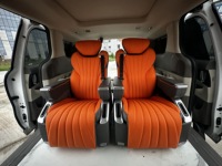 Chaise d'autobus inclinable par gravité automatique de luxe personnalisé VIP Captain Sea Lumières d'ambiance pour voitures, fourgonnettes, minibus, autocars