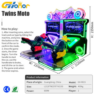 Machine d'arcade de jeu vidéo de course <span class=keywords><strong>moto</strong></span> FF <span class=keywords><strong>Moto</strong></span> Racing Indoor Machine Twins, simulateur de conduite Super <span class=keywords><strong>Bike</strong></span> 2 Speed Motor Racing <span class=keywords><strong>Game</strong></span> Machine 600W 400KG - Product Image 6