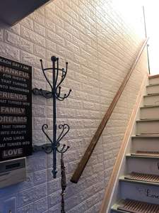 70*77cm pannello di parete in schiuma di mattoni <span class=keywords><strong>bianchi</strong></span> Peel and Stick 3D adesivo da parete per la decorazione della parete interna - Product Image 2