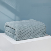 Ensemble de serviettes de bain en polaire corail à motif ananas, séchage rapide, respirant, doux, absorbant, pour salle de bain, maison, hôtel, spa, douche quotidienne