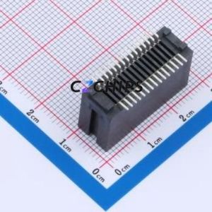 HEV30LP03BK Gold Finger Connector SMD,P=1.27mm Connector ( Connector Type: EDGE SLOT )( Pitch: 1.27mm )( Total PIN Count: 30P ) - Product Image 2