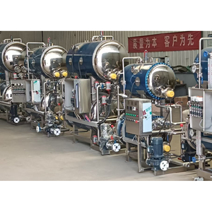 Nuevo Esterilizador de Alimentos de Acero Inoxidable de Alta Presión para Alimentos Enlatados y Envasados al Vacío, Sistema Altamente Programable, Calentamiento Uniforme, PLC de Alta Gama - Product Image 6