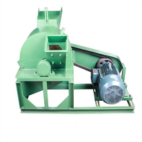 Broyeur à bois portable à haute efficacité, machine à sciure de bois, broyeur à marteaux, moteur, 3T/h, fonctionnement facile