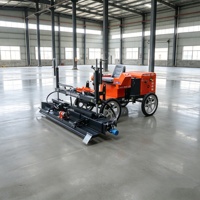 Machine à niveler le béton au laser, équipement autopropulsé pour le nivellement des sols en béton pour les hangars d'aéroports et la pose de dalles industrielles