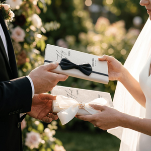 Libretas <span class=keywords><strong>de</strong></span> Votos Matrimoniales Personalizadas en Cuero Grabado a Mano, Libretas <span class=keywords><strong>de</strong></span> Votos para Novios, Libretas <span class=keywords><strong>de</strong></span> Votos Personalizadas para Él y Ella, Regalo para Pareja - Product Image 2