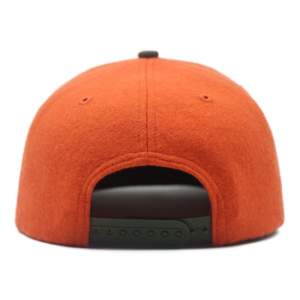 Gorras Snapback de 6 Paneles de Lana Melton con Logotipo Personalizado ODM de TCAP China - Product Image 6