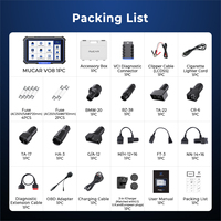 Herramienta de Diagnóstico MUCAR VO8 con Codificación ECU y CANFD para Talleres, Actualizaciones Gratuitas de por Vida, Escáner OBD2 Bluetooth de Fábrica, Pantalla de 8 Pulgadas