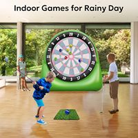 Cibles de golf gonflables géantes pour jeux de fléchettes au pied, adaptées aux jeux de baseball en extérieur dans la cour