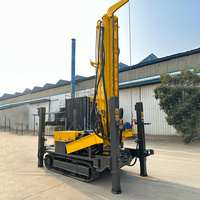 Plateforme de forage de puits d'eau de 200 260 350 600 800 1000 m, pompe à moteur diesel